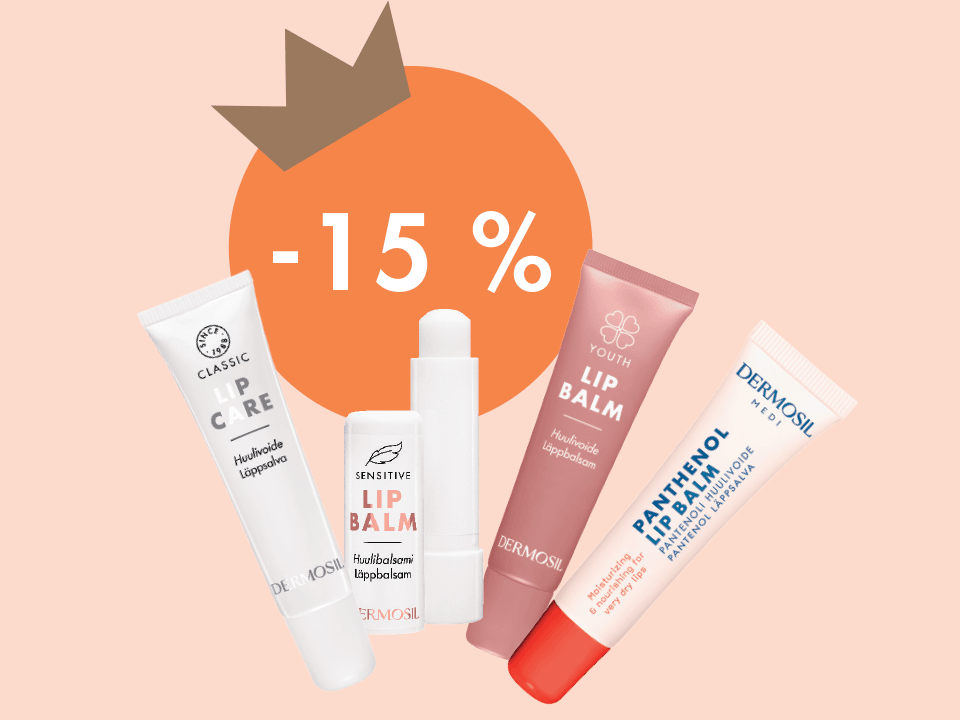 Läppbalsam -15 %
